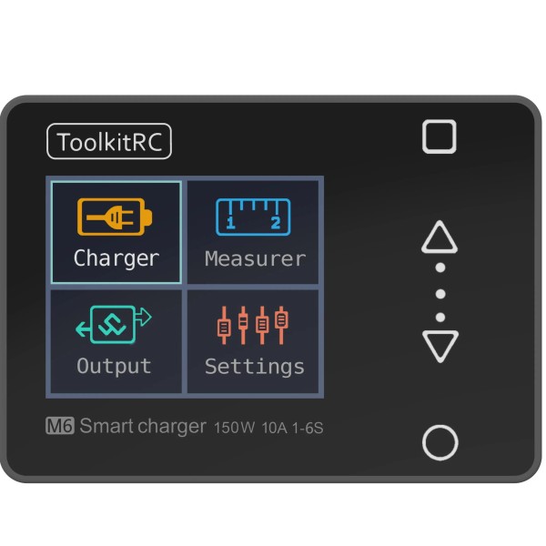 ToolkitRC M6 150W 10A DC 1-6S Mini Pocket Servo Tester Outil Récepteur Signal Multi-fonction Balance Chargeur RC Drone Lipo Batterie
